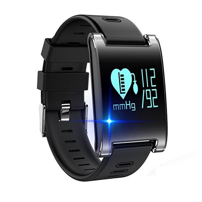 kingkok Blood Pressure Monitor Touch Screen Personal Fitness Tracker Waterproof Pedometer Heart Rate Activity Tracker Watch