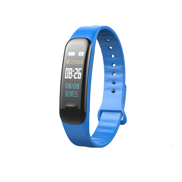 Aismart C1P 9.6 &quot;kleurenscherm slimme band hartslagmeter Bloed Passometer activiteit tracker fitness armband sport polsband