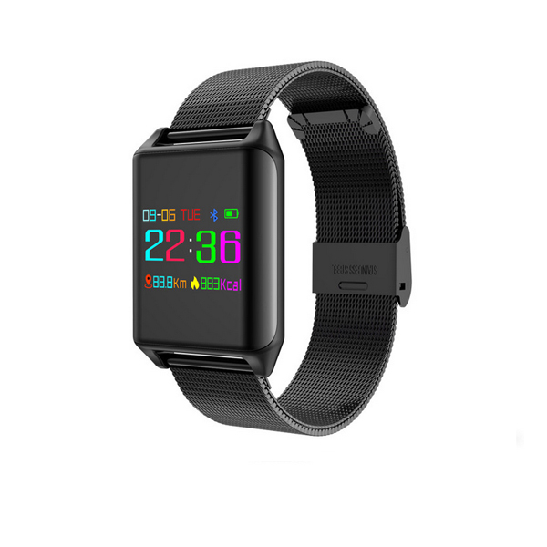 0.96 "kleurenscherm slimme band hartslagmeter armband stappenteller sport horloge fitness tracker smart polsband mannen voor Android