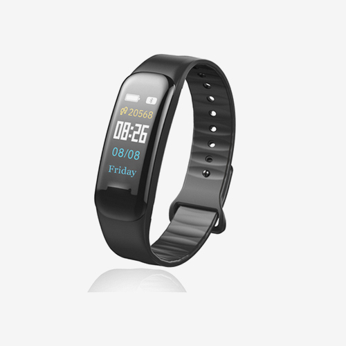 Aismart C1P 9.6 "kleurenscherm slimme band hartslagmeter Bloed Passometer activiteit tracker fitness armband sport polsband